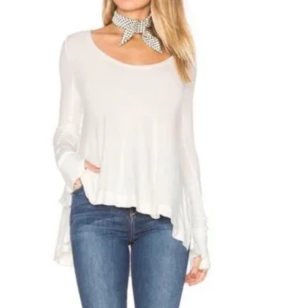 We the Free Malibu Waffle Knit Thermal Top, Small